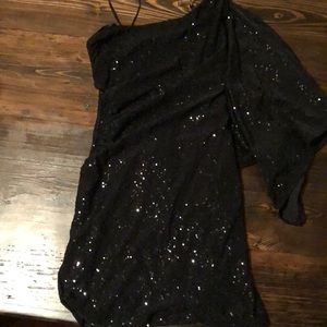Black Sparkly Party Dress